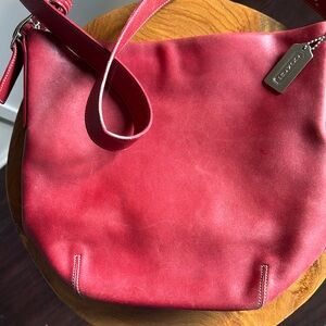 Vintage Coach bucket purse.